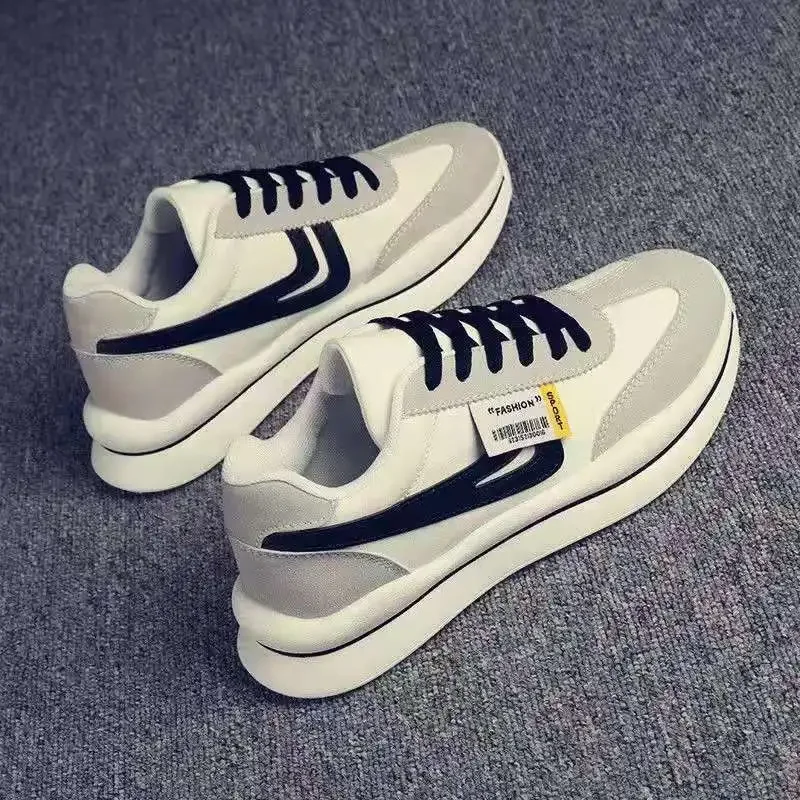 Zapatillas de deporte informales para hombre, zapatos deportivos transpirables para correr y viajar, cómodos zapatos de malla antideslizantes para hombre, botas de tendencia para estudiantes - imagen 4