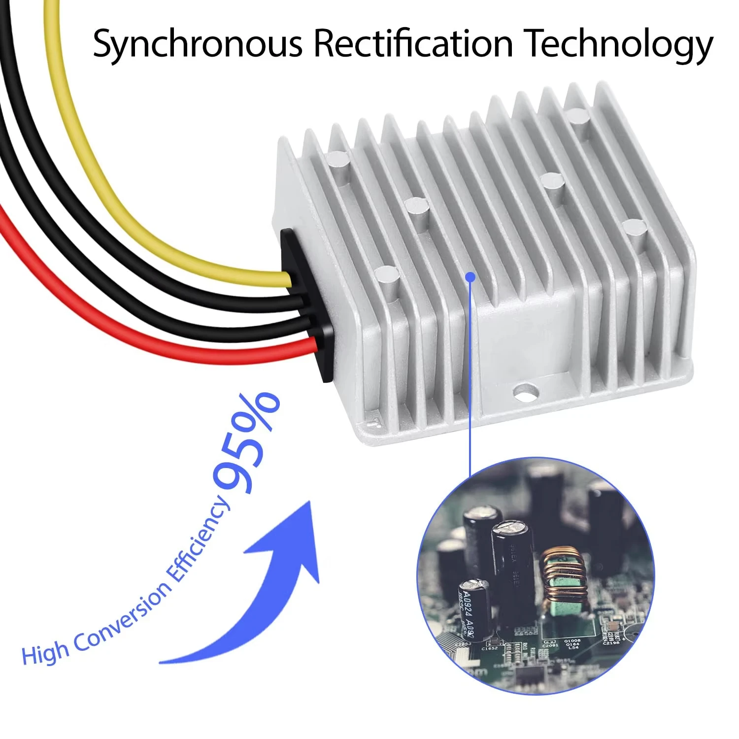 Convertidor reductor de 18V a 12V para batería Milwaukee de 18V DC 12V 20A 240W regulador reductor de voltaje para luces juguetes DIY - imagen 4