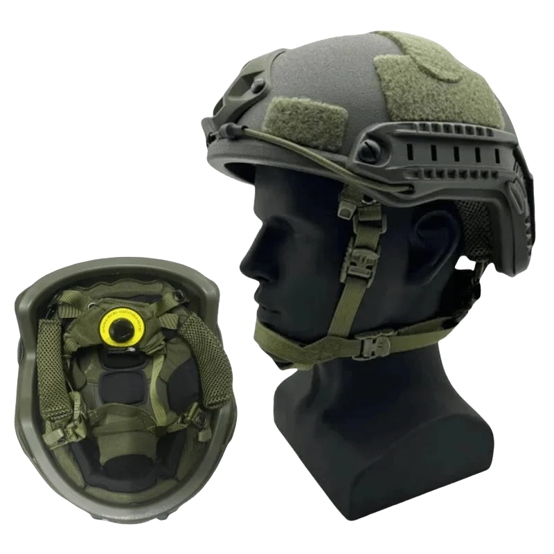 Casco táctico balístico ACH de corte alto Kevla casco balístico de alta calidad NIJ IIIA FAST Wendy's casco balístico con almohadilla de suspensión - imagen 2