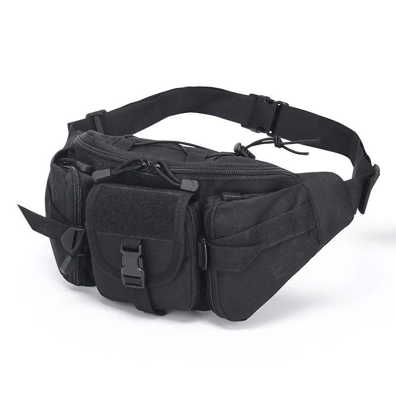 Riñonera táctica MOLLE de lona camuflaje multifunción modular - imagen 2