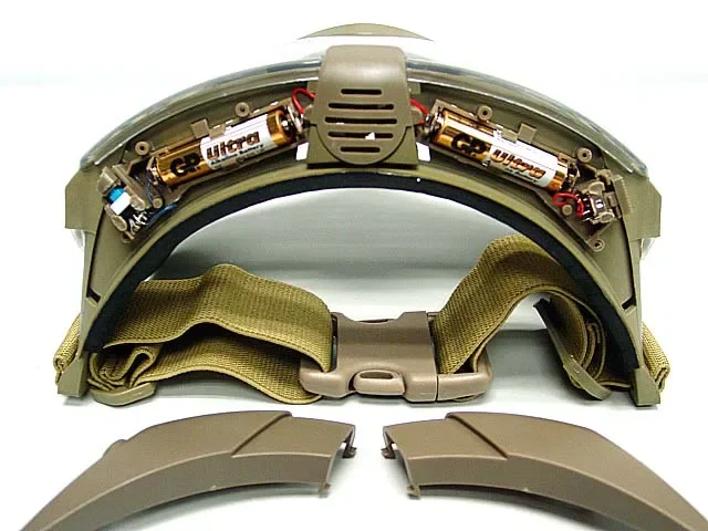 Marui-Gafas de combate de caza, máscara táctica de cara completa con ventilador para caza, Airsoft, Paintball Feild, equipo de juego al aire libre, 3 colores - imagen 4