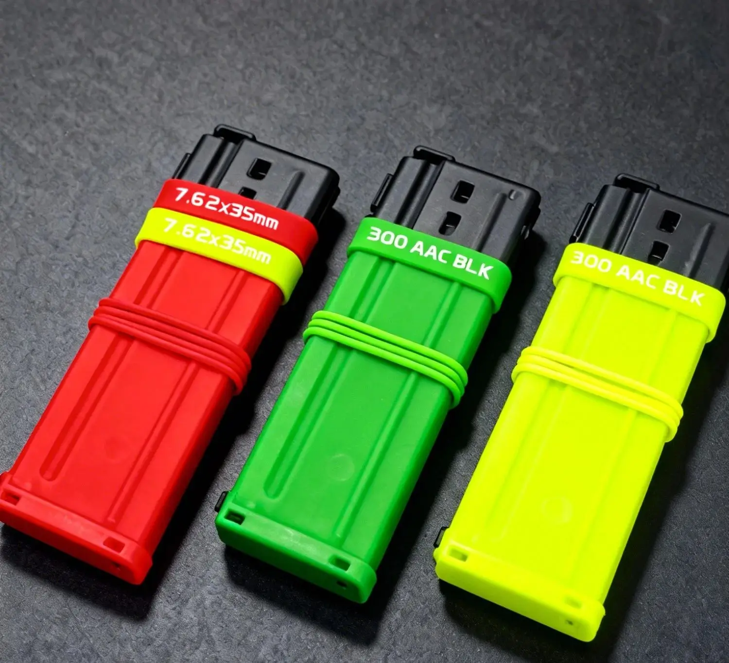 Banda para marcar revistas: una tira para marcar clips para cartuchos de 5,56 NATO/7,62x35 mm.