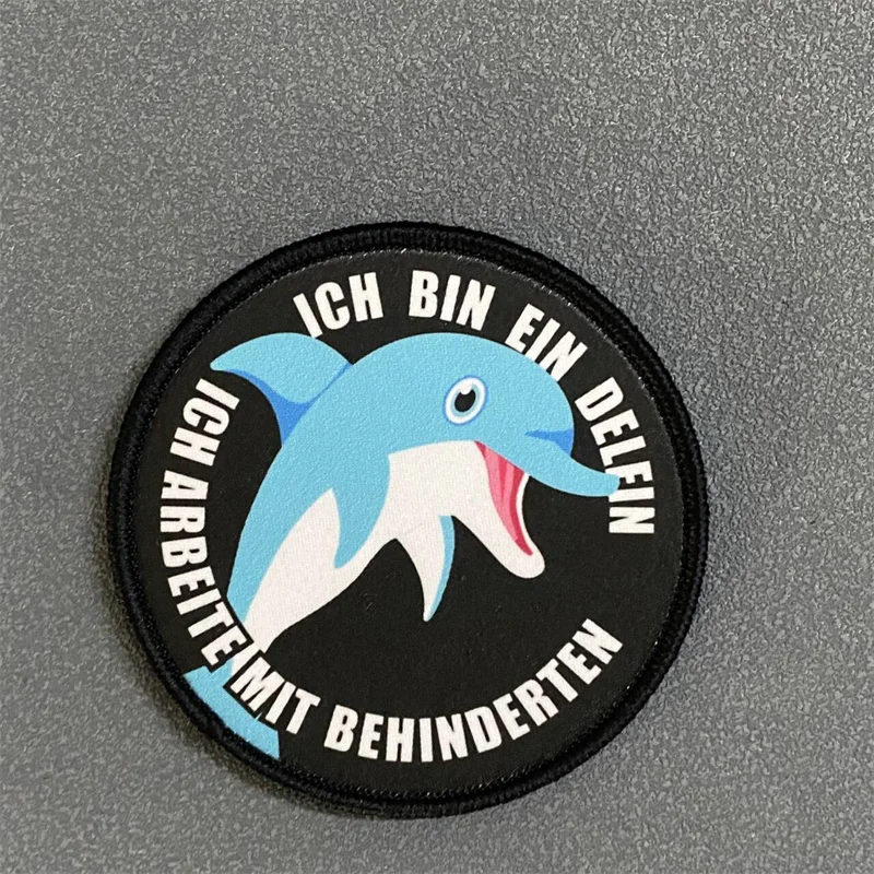 Parche de animales divertido, insignia con estampado de moral militar táctico, brazalete con gancho y bucle, mochila, ropa, pegatina decorativa, brazalete - imagen 3