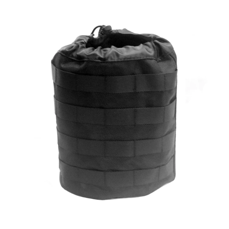 Bolsa táctica para botella de agua, hervidor militar con cordón, gran capacidad, sistema Molle para senderismo y supervivencia, paquete de hidratación - imagen 5