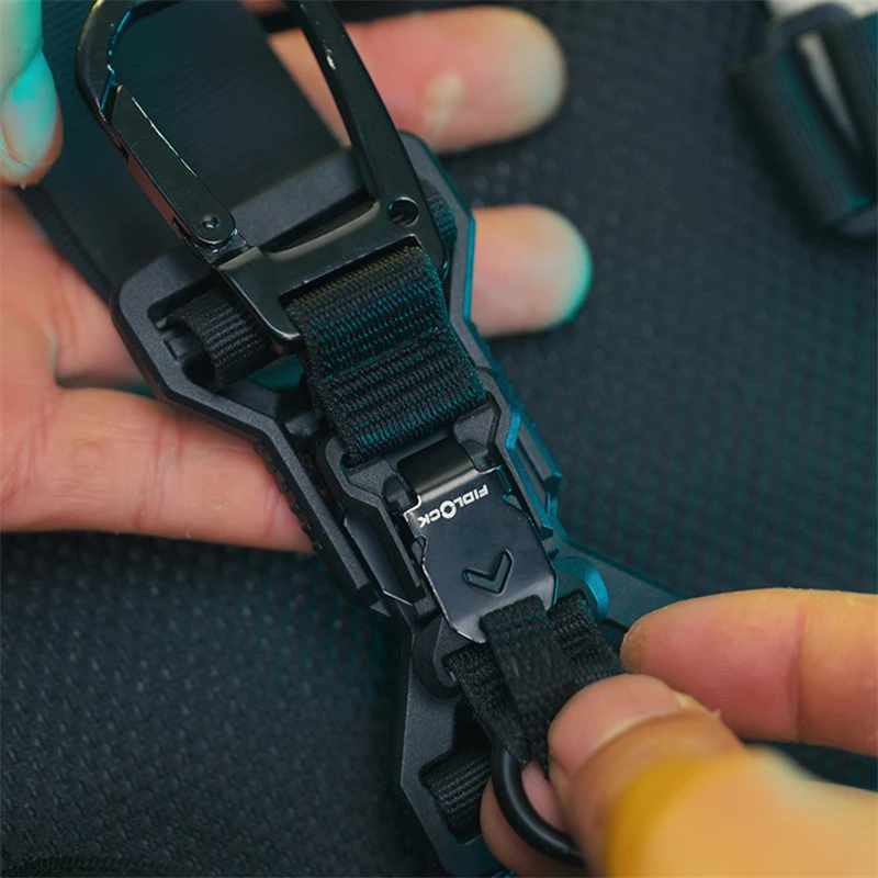 Hebilla adaptadora de bucle de correas tácticas EDC, cordón multiusos para colgar llaves, decoración de mochila DIY - imagen 4