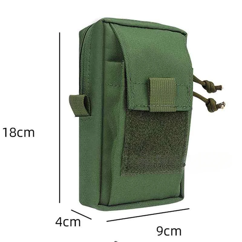 Mochila de viaje con correa para el hombro, bolsas para artículos diversos, paquete de llaves, linterna, bolsa para teléfono, Molle, Camping al aire libre, bolsa de herramientas EDC, accesorio - imagen 4