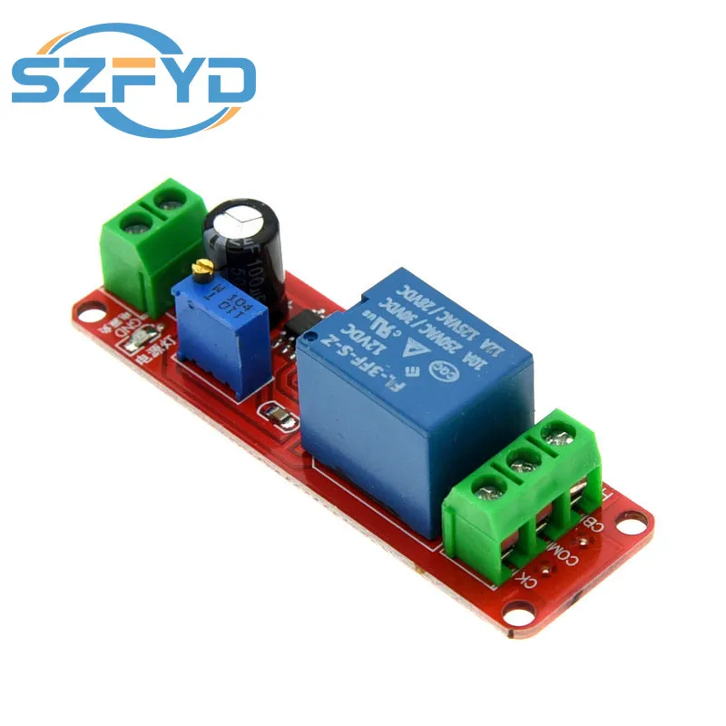 Escudo de relé de retardo de tiempo DC 5V-12V: interruptor de control de temporizador NE555, generación de pulso y ciclo de trabajo para proyectos de automóviles y bricolaje - imagen 4