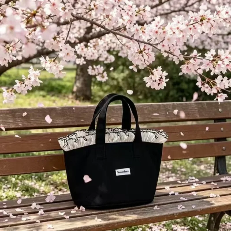 Bolsa de lona portátil con encaje, gran capacidad para senderismo - imagen 5