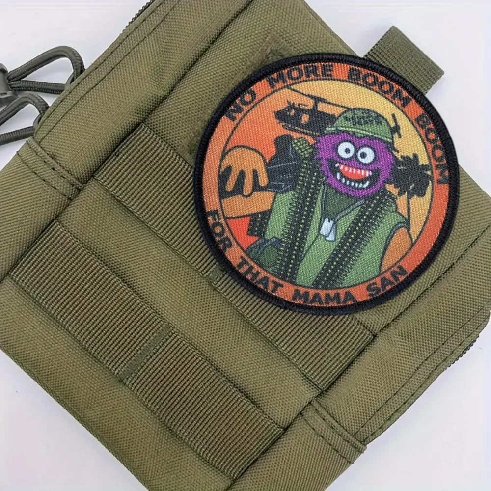 Brazalete táctico de moral rusa, parche con gancho y bucle, gancho y bucle militar, calavera, soldado, mochila, sombrero, accesorios, pegatina - imagen 2