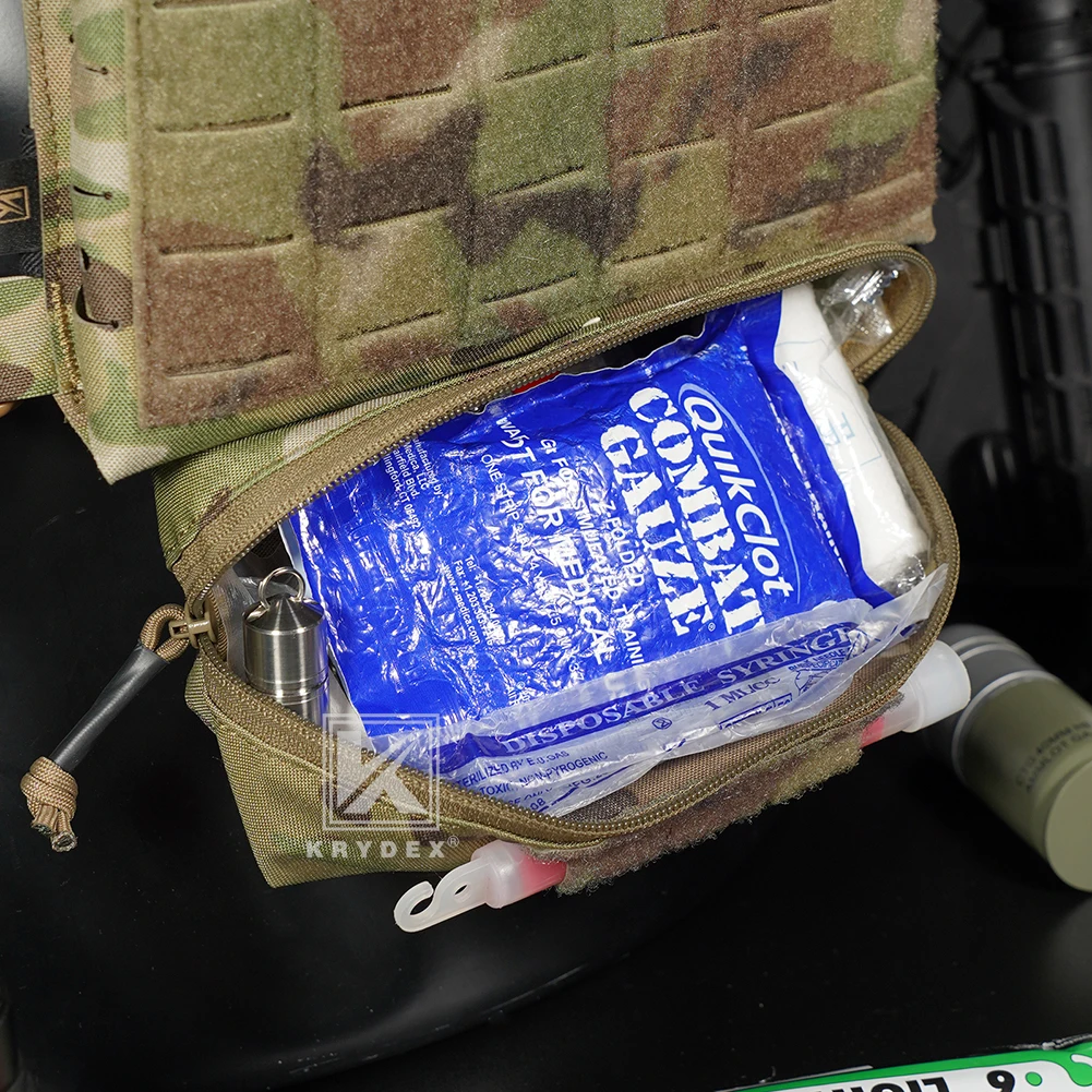 KRYDEX-Mini bolsa táctica Dangler, riñonera, bolsa de almacenamiento de herramientas para JPC CPC LBT D3CR MK3 MK4, accesorios para chaleco y plataforma de pecho - imagen 3