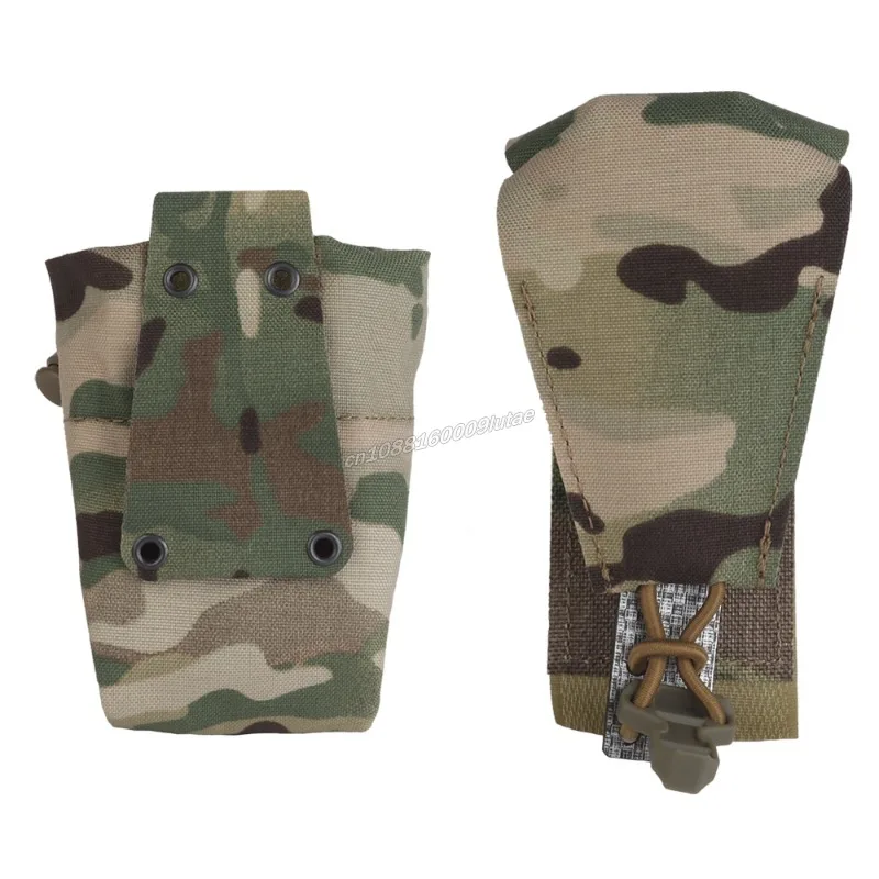 Bolsa táctica Banger de bolsillo silenciosa, bolsa de humo Flashbang, portador de placa FCPC, accesorios Molle, equipo de entrenamiento de tiro Airsoft - imagen 5