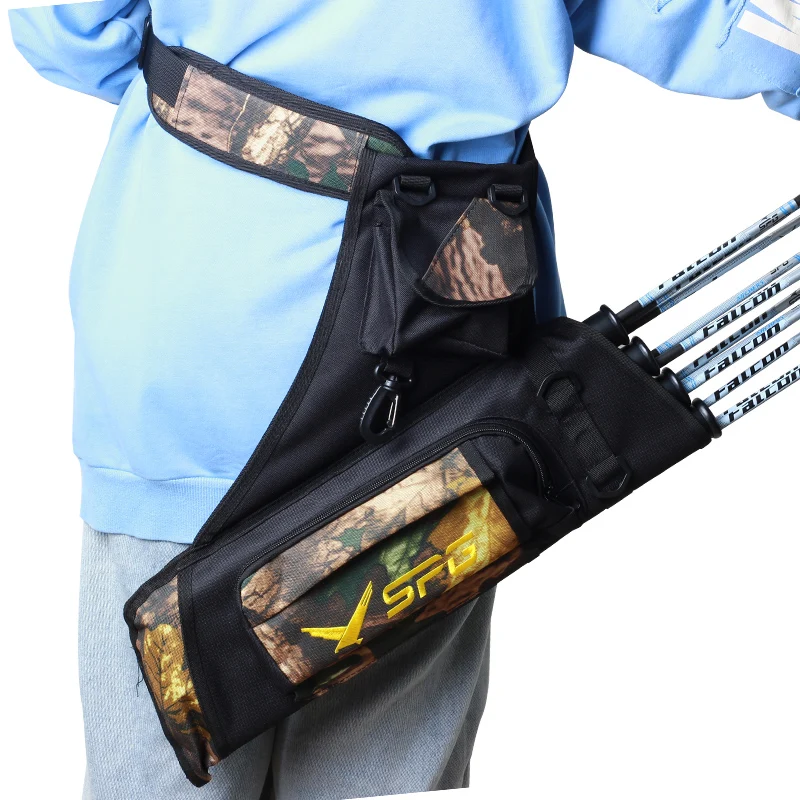 Carcaj de cuatro tubos para tiro con arco al aire libre, 51cm, hombros y cintura, arco y flecha competitivos, carcaj de gran capacidad - imagen 4