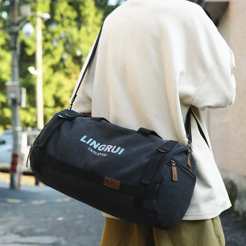 Bolsa deportiva para gimnasio, Fitness, Yoga, bolsa de viaje con zapatos, bolsa seca y húmeda para senderismo al aire libre, bolsas para acampar, mochila escolar de negocios grande - imagen 3