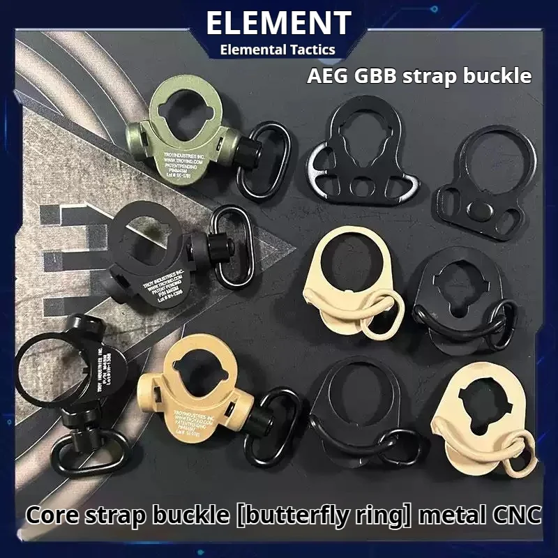 Airsoft táctico AEG QD GBB accesorio de eslinga montaje Metal M4 AR15 adaptador de montaje montaje de eslinga caza QD eslingas Base - imagen 2