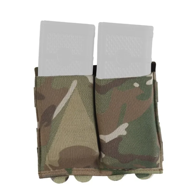 Bolsa táctica de 5,56mm, ligera, elástica, doble Mag, equipo de caza, sistema Molle de tiro CS, accesorios de Paintball - imagen 3