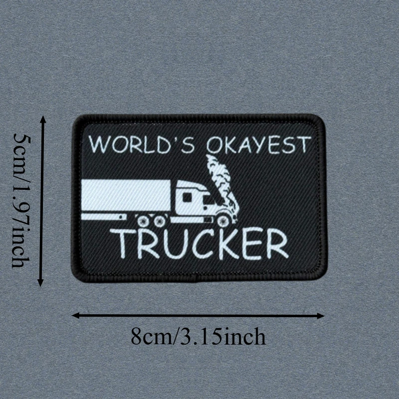 Parche moral camionero más bueno del mundo – Gancho y bucle táctico - imagen 3