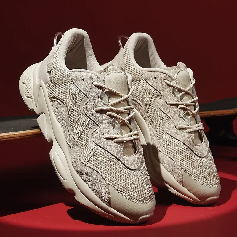 2025 zapatos informales para hombre, zapatillas de deporte informales para hombre, Tenis, zapatos de lujo, zapatillas de entrenamiento para carreras, zapatos transpirables, mocasines de moda para correr