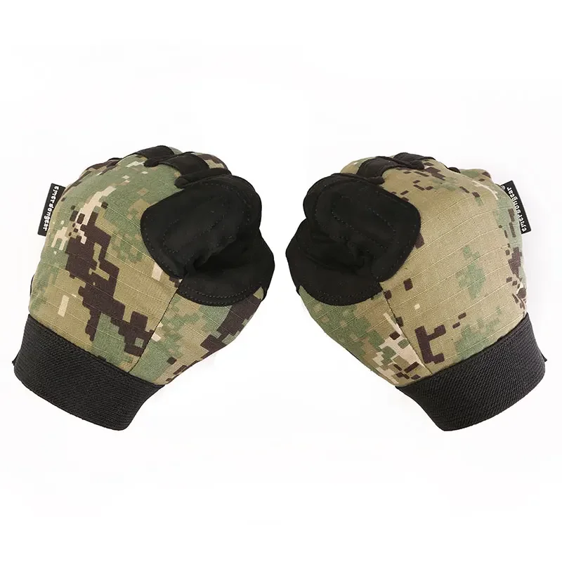 Emersongear-guantes tácticos de camuflaje ligeros, equipo protector de mano con dedo completo, caza, senderismo, combate, EM8718 - imagen 4