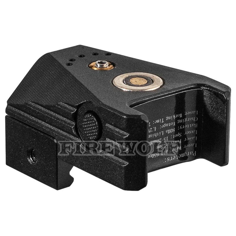 Mira láser táctica con punto rojo y verde, puntero láser, Rifle, pistola, Airsoft, carga magnética, accesorios de tiro con mira láser - imagen 4