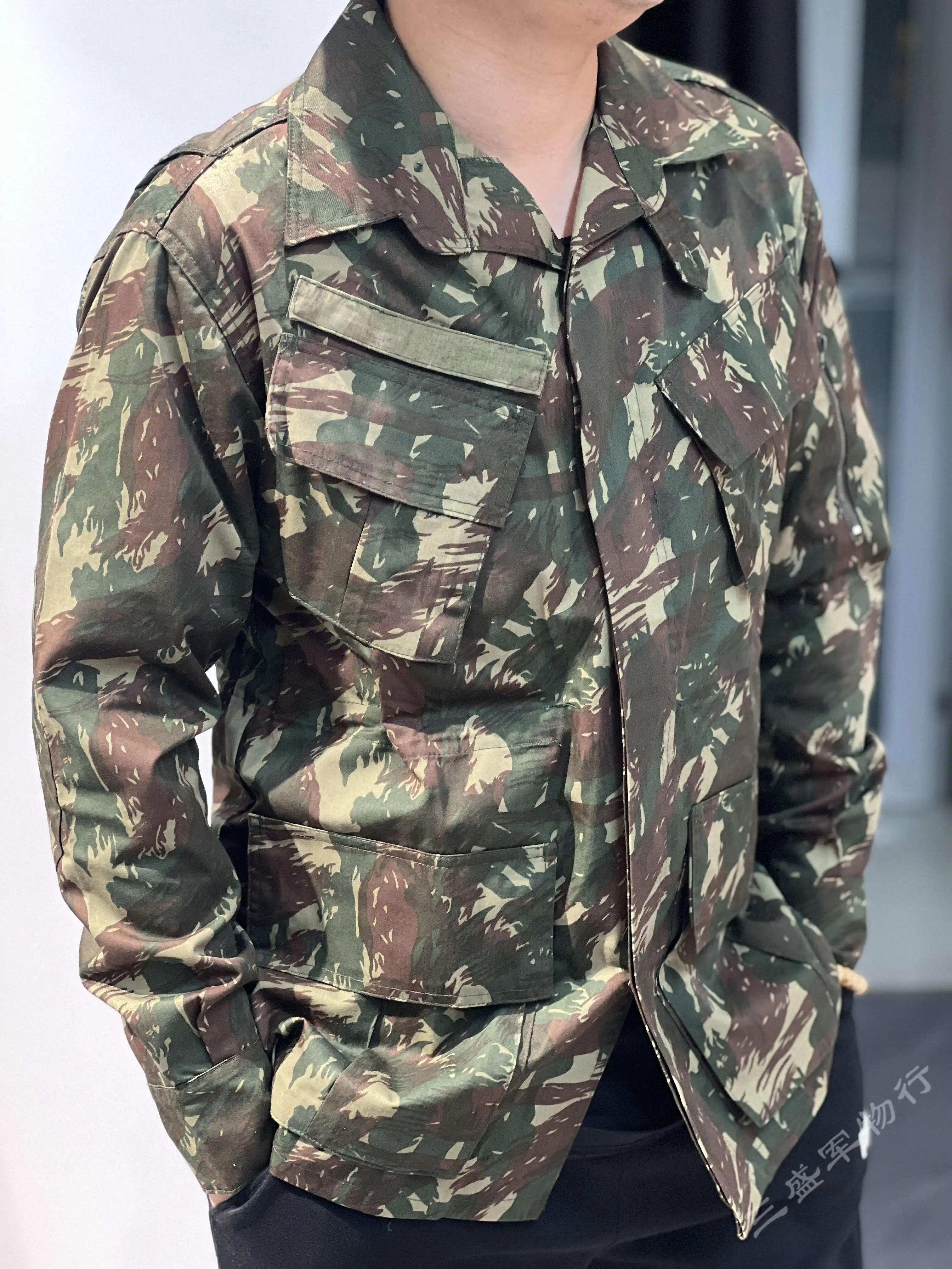 Conjunto de traje de combate de colección de fans de lagarto Original brasileño traje de camuflaje de campo al aire libre - imagen 5