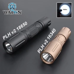 WADSN PLHv2 Linterna Táctica Metal 1000 Lúmenes para Caza y Combate