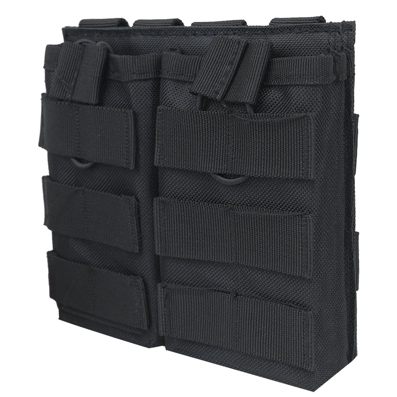 Bolsa para revistas individual/doble/tres topos pistola de aire AK 7,62 5,56mm M4 AR 15 bolsa para revistas accesorios de caza - imagen 3