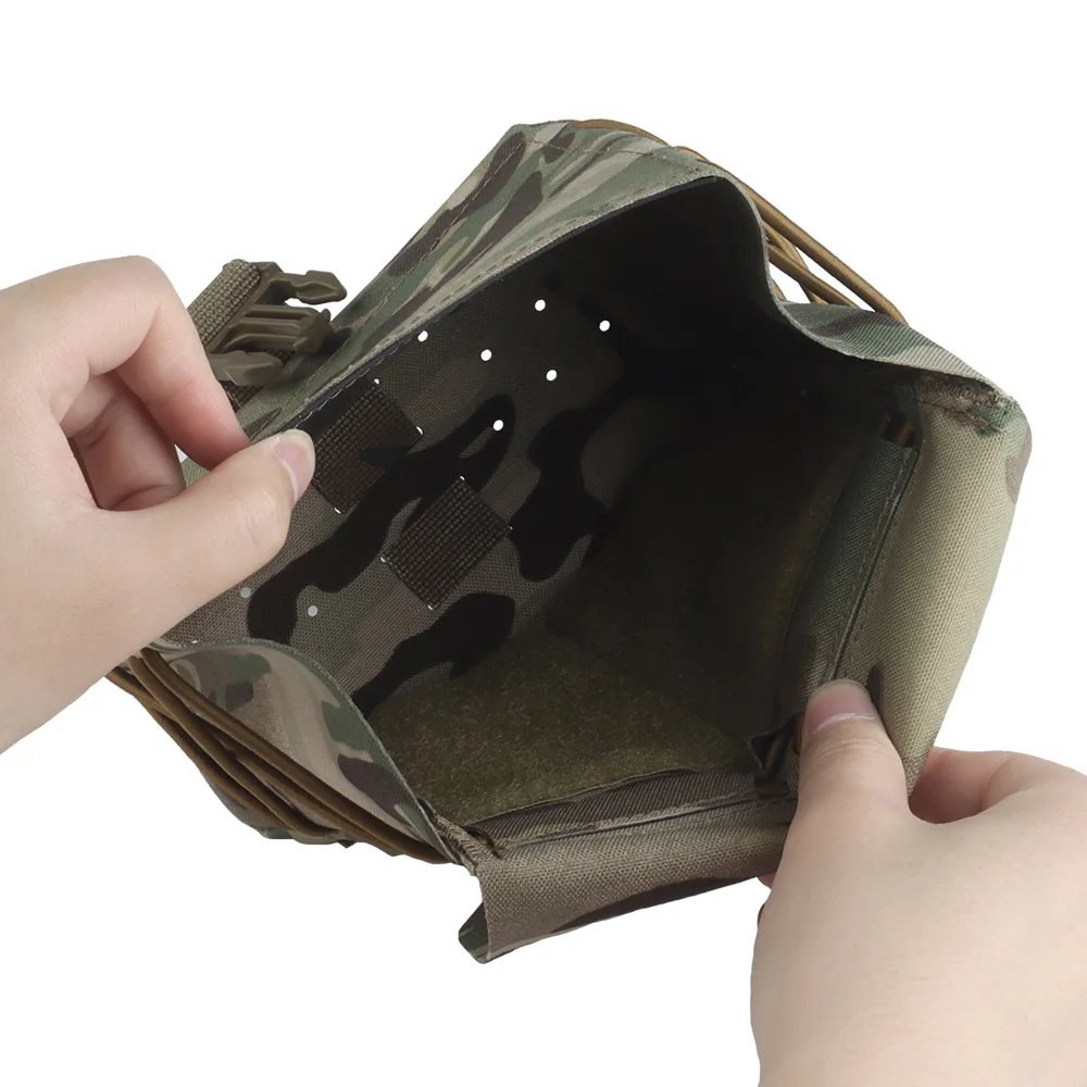 Bolsa táctica de gran capacidad ARC, bolsa MOLLE Mag para 5,56/7,62/40MM/SAW 200RND/MAGPUL D60, bolsas para revistas Airsoft de caza, equipo - imagen 5