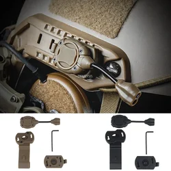 Linterna táctica para casco 3 modos – Luz nocturna caza