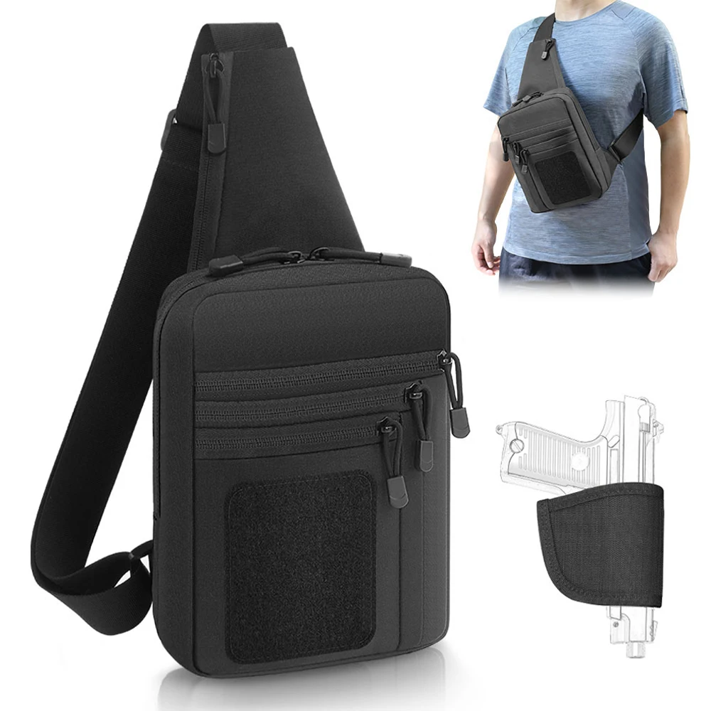 Taktische Pistole Pistole Tasche Verdeckte Schulter Pistole Holster Tasche Jagd Pistole Holster Beutel Pistole Halter Fall Pistole Lagerung Pack
