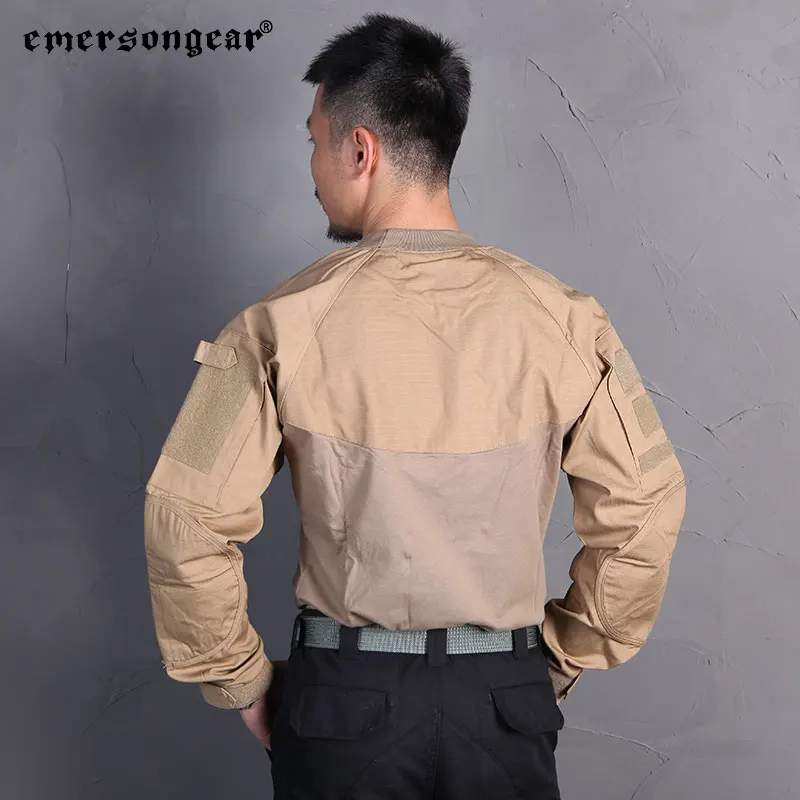 Emersongear-camisetas de combate táctico para hombre, camisetas de entrenamiento, camisetas de manga larga, deportes Milsim, caza, senderismo al aire libre, ciclismo CB Nylon - imagen 4