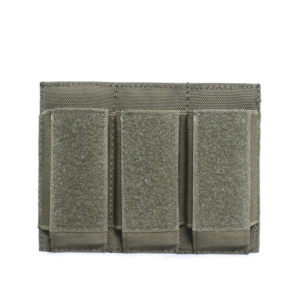 Bolsa para revistas Triple para pistola táctica, bolsa para revistas de 9mm, bolsa MOLLE Mag de extracción rápida, Kit de herramientas EDC, accesorio de caza al aire libre - imagen 5