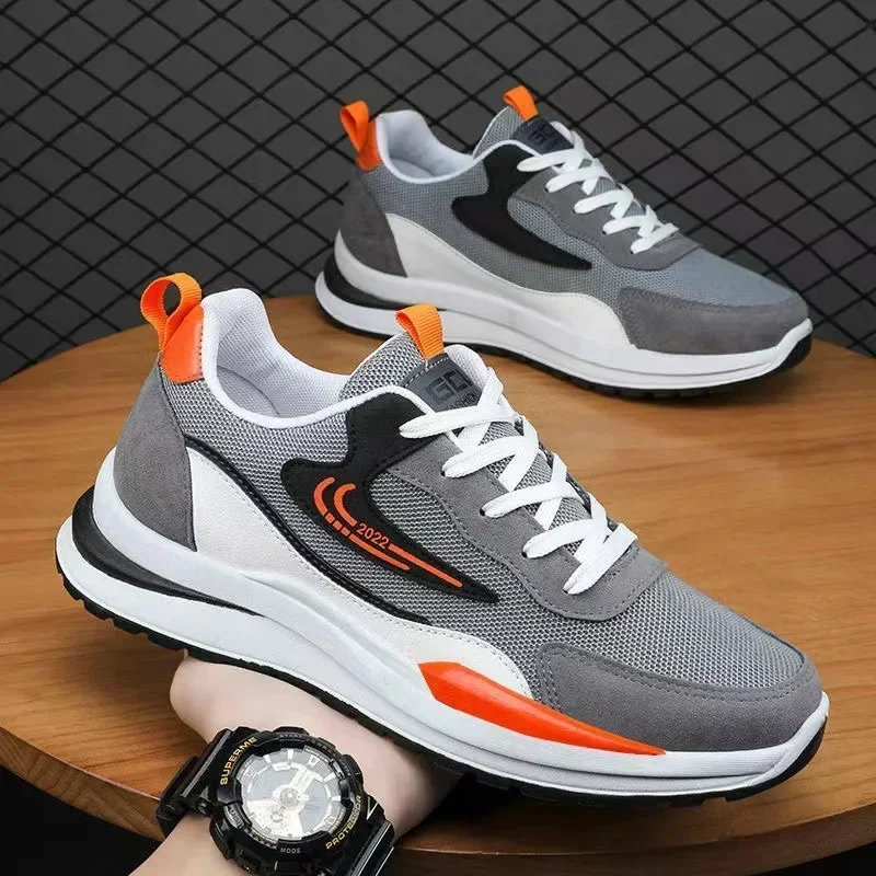 Zapatillas de trekking transpirables hombre invierno 2025 malla agarre - imagen 2