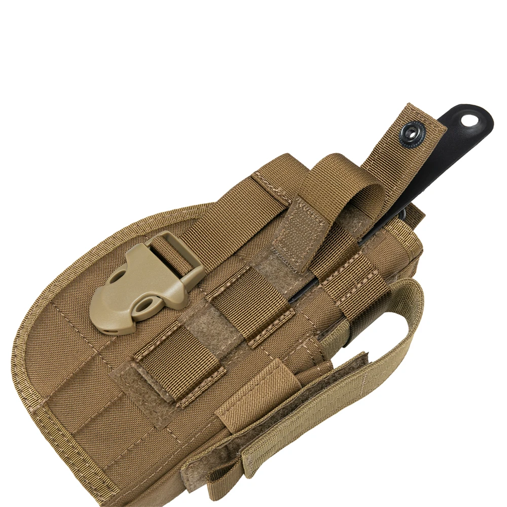 Funda táctica para pistola Molle Airsoft, bolsa Universal para mano derecha, para M1911, G17, G18, G19, G26, G34, CZ, P-10C - imagen 5