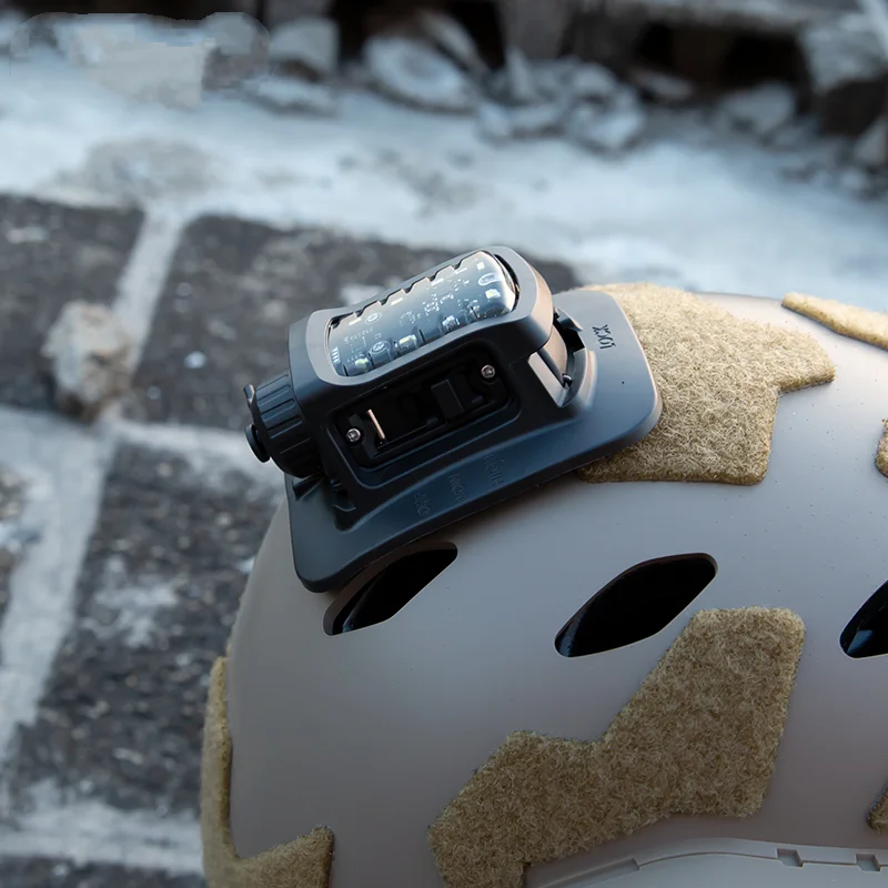 Luz táctica para casco, luz de baliza mercury 9, luz de señal intermitente, marca de luz larga, IPX8, función IR impermeable TB1473 - imagen 3