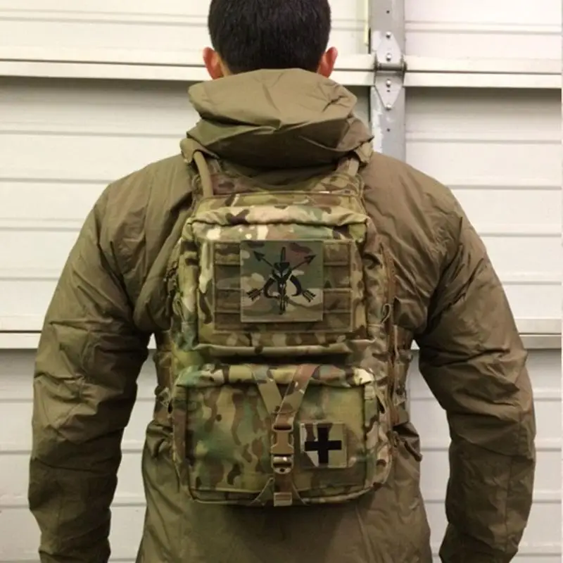 Sunsnow-chaleco táctico con sistema Molle, paquete de bolsa de agua trasera, paquete de avión, paquete de ataque - imagen 2