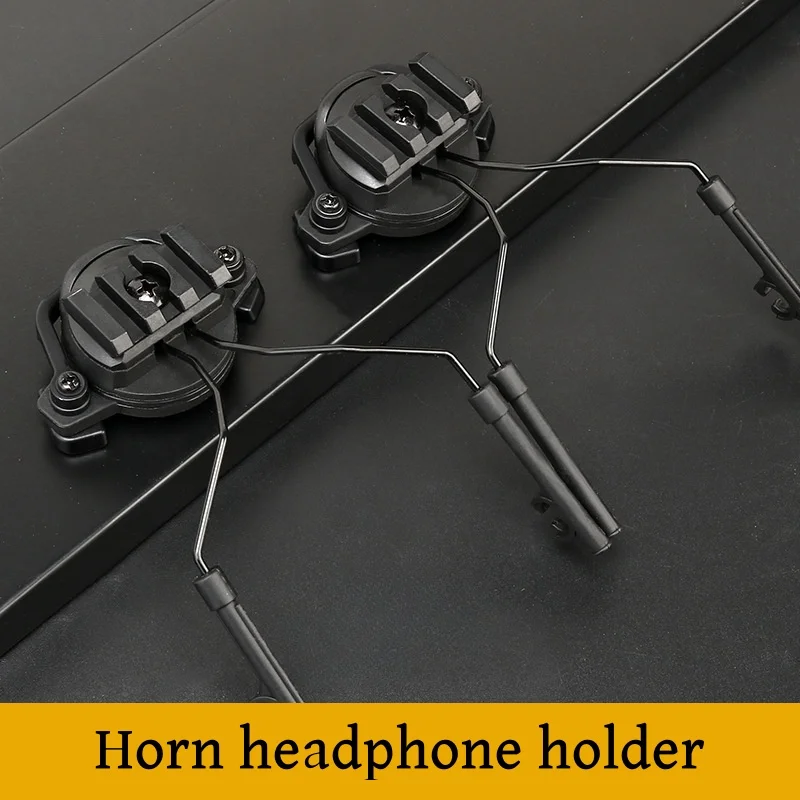 Accesorio para auriculares para casco, compatible con soporte para auriculares con bocina de 19-21 mm, con riel guía giratorio - imagen 2