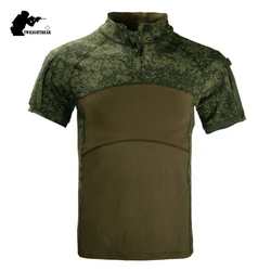 Camisa táctica manga corta camuflaje transpirable verano