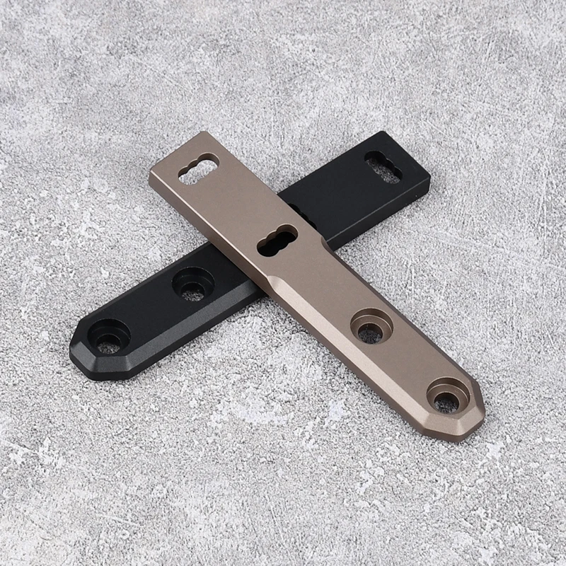 Wadsn-cable de cubierta de riel Picatinny para caza, M-LOK táctico Keymod 20mm para PEQ DBAL-A2, linterna de aire, Base, guía, cola fija - imagen 4