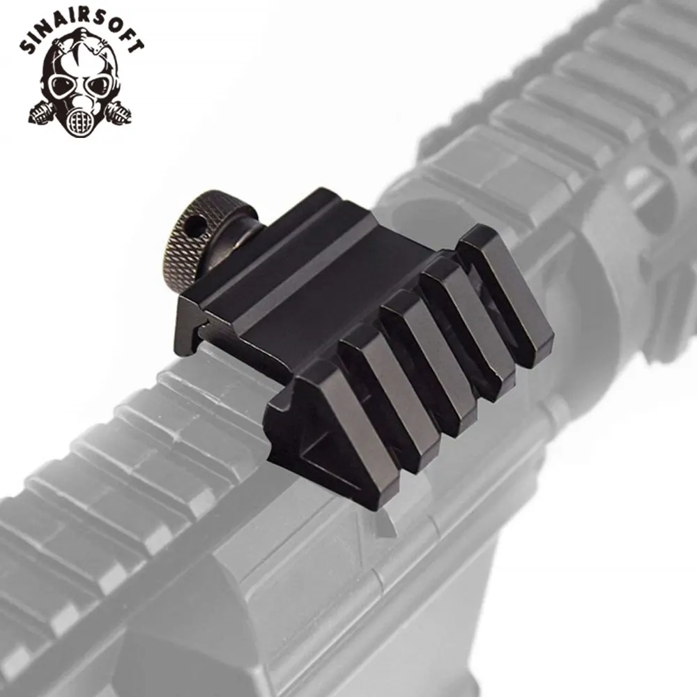 Soporte de riel compensado de Metal táctico, 45 grados, 30 grados, para Rifle AR15 RM, mira de punto rojo, linternas, soporte de alcance - imagen 5