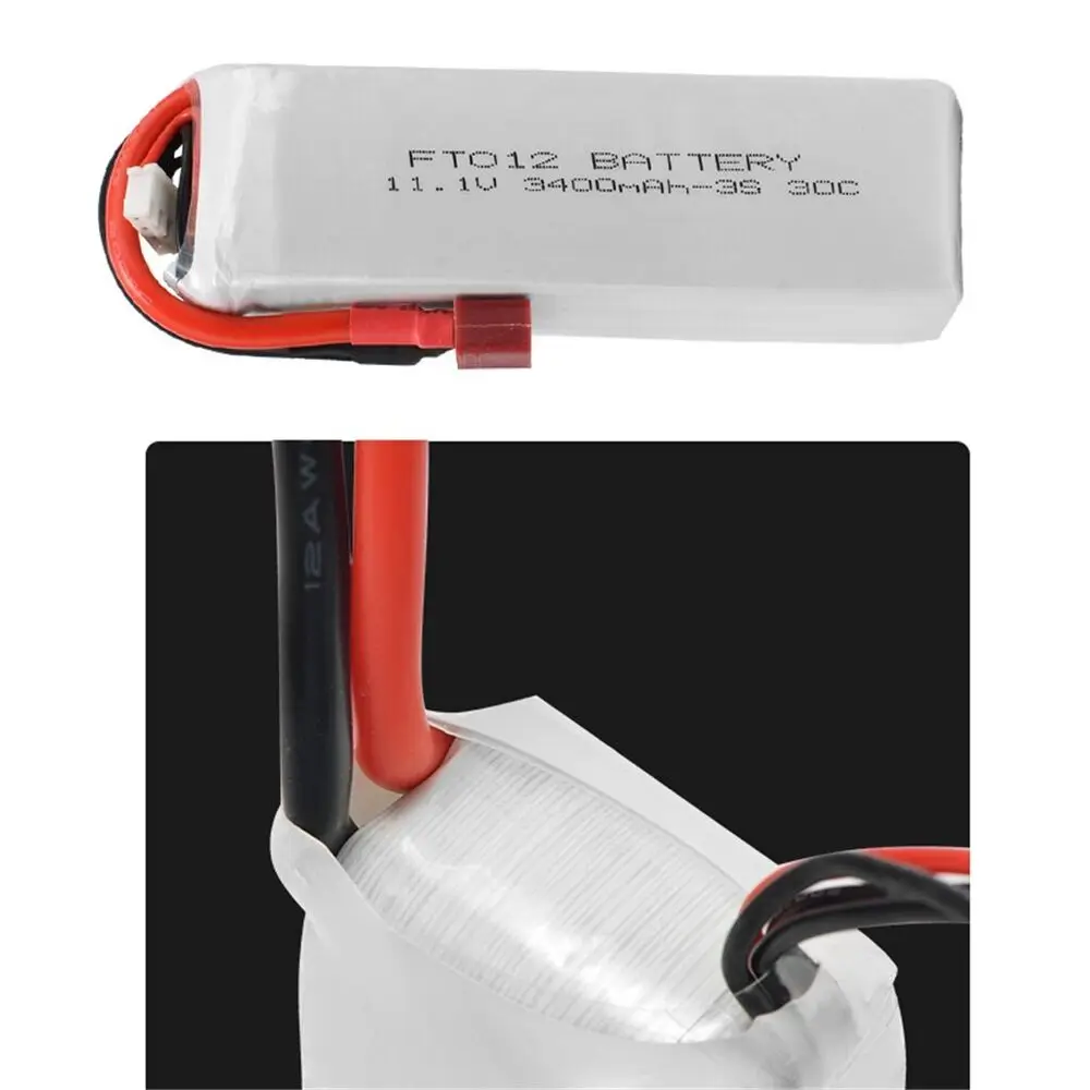 Batería Lipo mejorada de 3400mah y 11,1 V para Feilun FT012 RC Boat Huanqi 734 RC helicóptero juguetes repuestos Accesorios - imagen 4