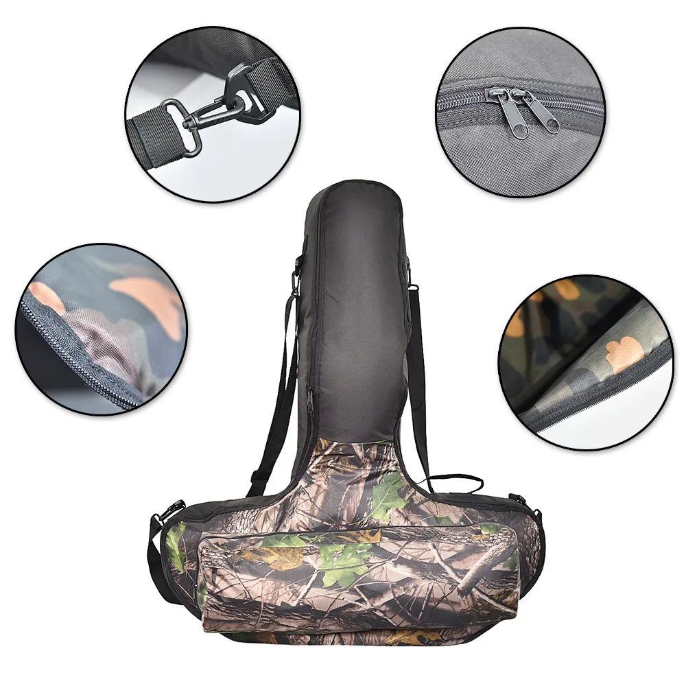 Bolsa de ballesta táctica de camuflaje para tiro con arco, funda suave con correas de mochila para caza al aire libre, tiro con Paintball - imagen 2