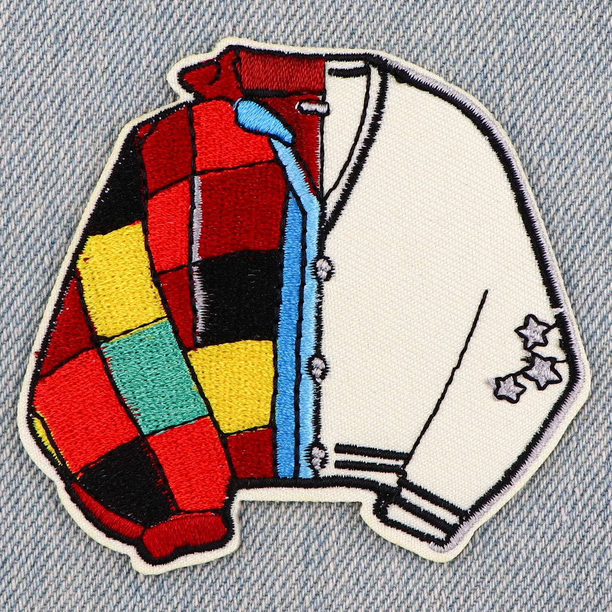 Parches bordados insignias de cantante femenina - planchar ropa - imagen 2