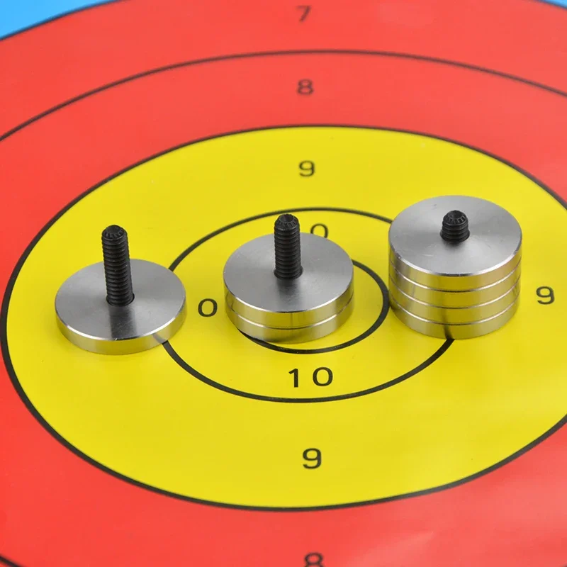 Barra de equilibrio de tiro con arco, tornillo estabilizador de 1/4 y 5/16 pulgadas, Reduce la vibración y el ruido, accesorio de caza, 4oz, 2oz, 1oz - imagen 2