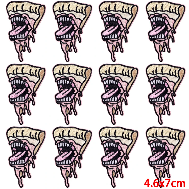 Parche termoadhesivo Punk para ropa, parches de Hip Hop para planchar, bordado, costura DIY, Fusible, 10 unidades por lote - imagen 3