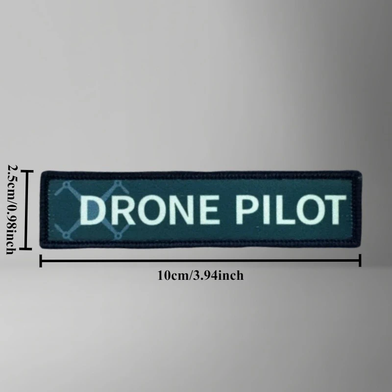 Parche táctico "DRONE PILOT" para ropa, insignia de moral, brazalete con estampado, gancho, parche militar, pegatina para mochila - imagen 5