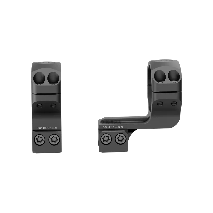 Óptica vectorial 30mm 1,25 pulgadas voladizo cola de milano Picatinny Weaver Rail caza Rifle alcance montajes anillo aleación de aluminio 2 uds - imagen 5