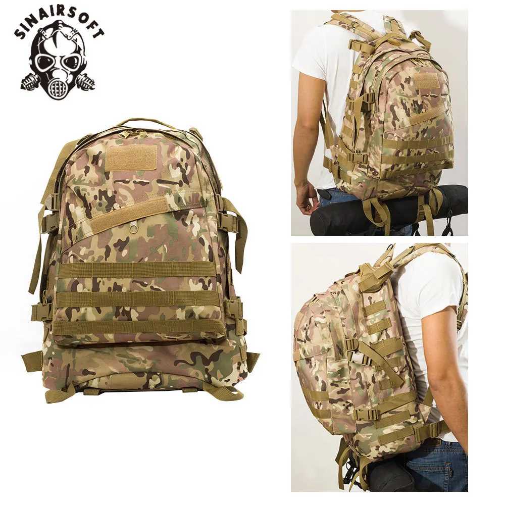 40L 3D Multi-camo deporte al aire libre táctico escalada montañismo mochila caza Camping senderismo senderismo mochila bolsa de viaje - imagen 5