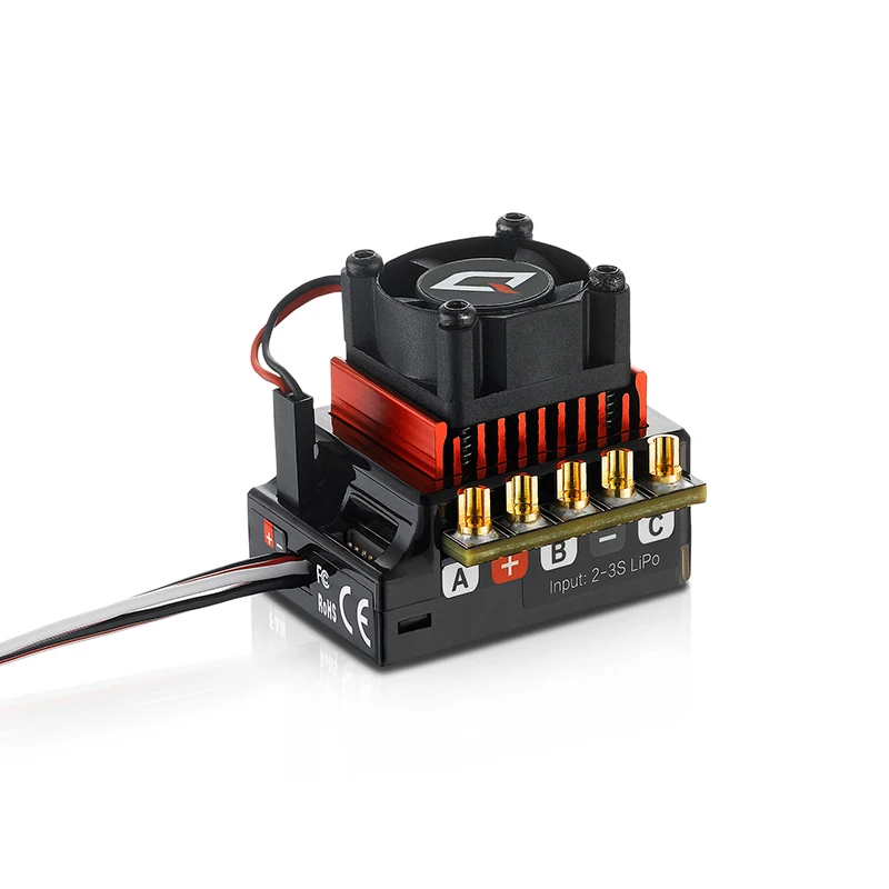 HOT HOBBYWING QuicRun 10BL120 SENSORED G2 Sensored Brushless ESC para 1/10 RC Racing Car - imagen 5