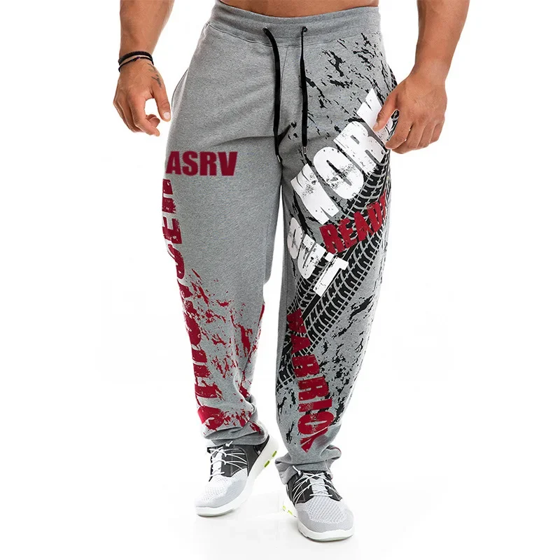 77City Killer-pantalones de entrenamiento para hombre, chándal de algodón suave para culturismo, para correr, Harem, holgados, deportivos, M-3XL - imagen 5