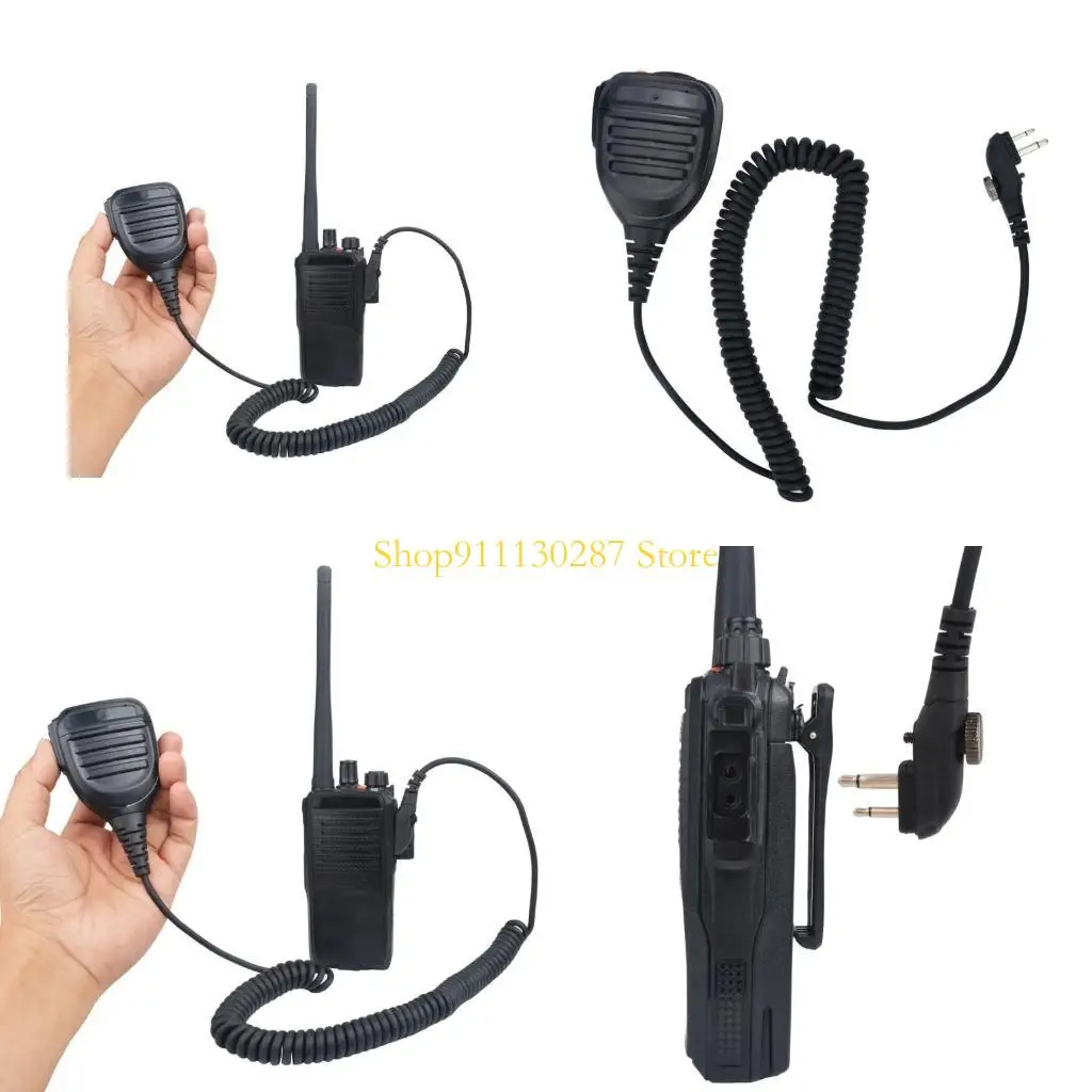 J1HC Walkie Talkie Speakie Micrófono, MIC radio portátil 2 pin para Hytera PD500 TD500 TD510 TC508 Serie